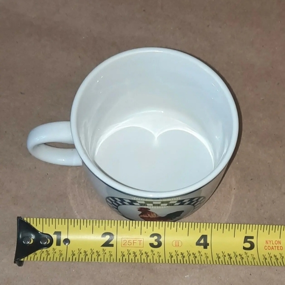 Century Stoneware Farm Rooster Mug Cup - Picture 7 of 8